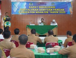 Sosialisasi Penyaluran Bantuan Pangan di Kabupaten Nganjuk Digelar di Makodim 0810/Nganjuk