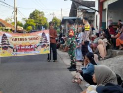 BABINSA DAN BHABINKAMTIBMAS BERSINERGI AMANKAN KEGIATAN KIRAB BUDAYA DI WILAYAH BINAAN