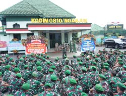 Letkol Arh M Taufan Yudha Bhakti Lanjutkan Tongkat estafet Kepemimpinan Dandim 0810/Nganjuk