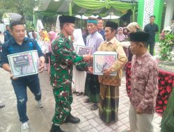 Danramil 0810/15 Rejoso Hadiri Peresmian Masjid Pibro Safara Qur’an di Ponpes Tahfidz Ummul Qur’an Desa Talun