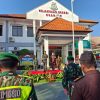 Kodim Nganjuk dan Kejaksaan Negeri Nganjuk Gelar Pasukan Dalam Rangka Penandatanganan MOU Kerja Sama