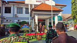 Kodim Nganjuk dan Kejaksaan Negeri Nganjuk Gelar Pasukan Dalam Rangka Penandatanganan MOU Kerja Sama