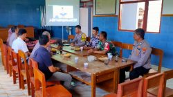 Babinsa Ngetos bersama Bhabinkantibmas serta Pemerintah Desa Koordinasi terkait bulan Suro