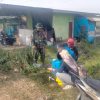 Babinsa Desa Kuncir Koramil 0810/18 Ngetos, Kodim 0810 Nganjuk, Melaksanakan Sosialisasi Penggunaan Obat Untuk Tanaman Padi Wilayah Binaannya