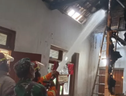 Gara-gara Rakit Sound System Sendiri, Sebuah Rumah di Pace Terbakar, Kerugian Belasan Juta Rupiah