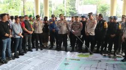 Apel Pergeseran Pasukan, Polres Nganjuk Siap Amankan Ribuan Peserta Pengesahan Warga Baru PSHT