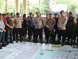 Apel Pergeseran Pasukan, Polres Nganjuk Siap Amankan Ribuan Peserta Pengesahan Warga Baru PSHT