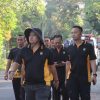 Jalan Kaki 8 KM, Kapolres Nganjuk Olahraga Sekaligus Kontrol Kinerja Anggota di Lapangan