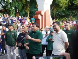 Semarak Jalan Sehat Harkopnas ke-78 di Nganjuk, Bupati Marhaen Ajak Perkuat Koperasi
