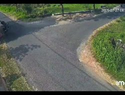Motor Vs Sepeda Angin di Tanjunganom Nganjuk, Satu Korban Terluka Parah