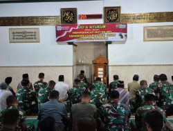 Personel Kodim 0810/Nganjuk Gelar Doa Bersama Peringati HUT Kemerdekaan RI ke-80