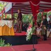 Dandim 0810/Nganjuk Ikuti Upacara HUT ke-80 Kemerdekaan RI di GOR Bung Karno