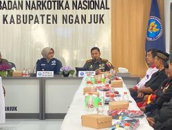 Dandim Nganjuk Hadiri Workshop Tematik P4GN di Kantor BNN Kabupaten Nganjuk