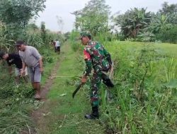 Akses Jalan ke Sawah Lebih Mudah Berkat Gotong Royong Babinsa dan Warga