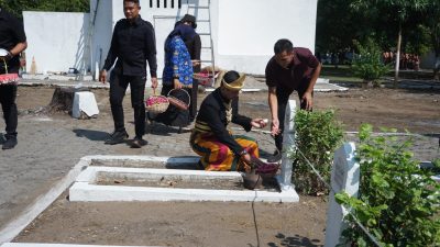 Dandim Nganjuk Bersama Forkopimda Ziarah ke Taman Makam Pahlawan dalam Rangka HUT ke-80 Kemerdekaan RI
