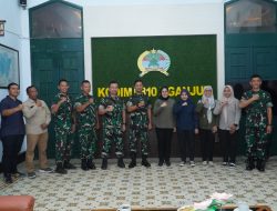 Dandim Nganjuk Terima Kunjungan Tim Survei Hibah RTLH Dari Kodam V/Brawijaya