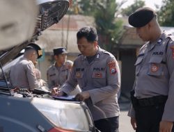 Polres Kediri Periksa Kendaraan Dinas Kapolres Ingatkan Jangan Disalahgunakan