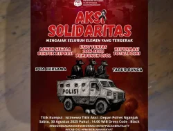 Mahasiswa Nganjuk Akan Gelar Aksi Solidaritas Siang Ini untuk Driver Ojol yang Tewas Terlindas Kendaraan Taktis