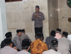 Perkuat Silaturahmi dan Iman, Polres Nganjuk Laksanakan Bakti Religi di Masjid Luhur