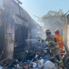 Rumah Warga Nganjuk Terbakar Diduga Akibat ODGJ Bakar Sampah