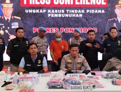 Kurang dari 24 Jam, Polres Ponorogo Tangkap Suami Pembunuh Istrinya di Pinggir Hutan Sampung