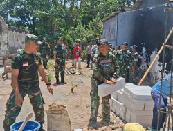 Dandim 0810/Nganjuk Bersama Tim Survey RTLH Sterdam V/Brawijaya dan Inspektorat Provinsi Tinjau Program RTLH di Wilayah Kodim 0810/Nganjuk