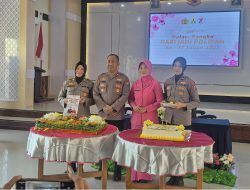 Polwan Polres Nganjuk Gelar Tasyakuran Puncak Hari Jadi ke-77 dengan Tema “Polri untuk masyarakat”