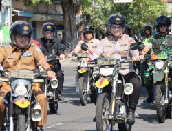 Konsolidasi dan Patroli Skala Besar, Forkopimda Nganjuk Ajak Warga Tenang dan Bersatu Jaga Kedamaian