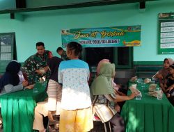 Koramil 0810/03 Loceret Gelar Jumat Berkah, Bagikan Nasi Bungkus untuk Warga