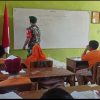 Babinsa Koramil 0810/02 Bagor Berikan Wasbang Kepada Siswa-Siswi SDN 2 Ngumpul