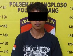Polres Malang Tangkap Pencuri Motor di Sawah Karangploso, Pelaku Dihadiahi Tindakan Tegas