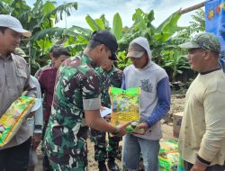 HUT Ke-80 TNI, Kodim 0810/Nganjuk Bersama PT. Karya Adi Internasional Laksanakan Bedah Rumah Rutilahu dan Bakti Sosial