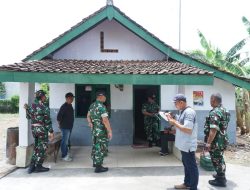 Tim Wasev Dinas PUPR Provinsi Jatim Tinjau Program Rutilahu di Wilayah Kodim 0810/Nganjuk