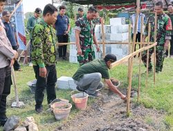 Koramil 0810/19 Jatikalen Hadiri Groundbreaking dan Peletakan Batu Pertama Pembangunan KDKMP Desa Jatikalen