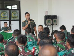 DANDIM 0810/NGANJUK BERIKAN PENGARAHAN KEPADA BABINSA TERKAIT PROGRAM KOPERASI DESA/KELURAHAN MERAH PUTIH