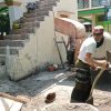 Babinsa Sekarputih Ajak Warga Gotong Royong Bangun Masjid