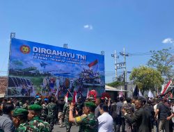 Kejutan Solidaritas Lintas Organisasi Warnai HUT TNI Ke-80 di Nganjuk