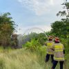 Waspada Musim Kemarau! Bakar Sampah Menyulut Kebakaran Lahan di Kertosono, Nyaris Merembet ke Rumah Warga