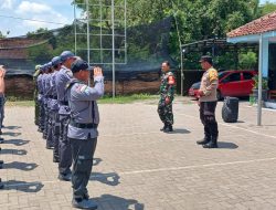 Peningkatan Kapasitas Linmas, Babinsa Dlulurejo Laksanakan Pelatihan