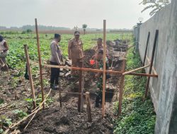 Danramil 0810/03 Loceret Hadiri Peletakan Batu Pertama Gerai KDKMP di Kecamatan Loceret