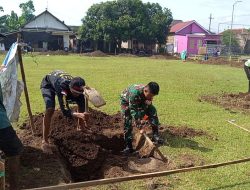 Babinsa Dampingi Persiapan Pembangunan KDKMP di Desa Kedungombo