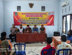 Rapat Musyawarah Khusus membahas Aset Desa Didayagunakan, Koperasi Merah Putih Siap Bangun Pusat Niaga