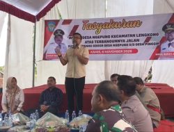Mas Handy Resmikan Jalan Cor Beton Sendanggogor-Pinggir Lengkong Jadi Prioritas Utama Penuntasan Infrastruktur Nganjuk