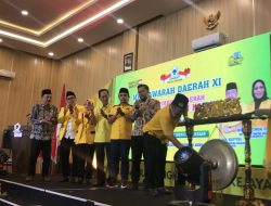 Musda XI Golkar Nganjuk Estafet Kepemimpinan, Maria Tunda Dewi Tunjuk Moch. Sapi’i Jadi Ketua Baru