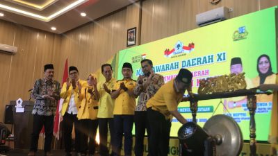 Musda XI Golkar Nganjuk Estafet Kepemimpinan, Maria Tunda Dewi Tunjuk Moch. Sapi’i Jadi Ketua Baru