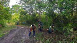 Babinsa Ngluyu Gelar Kerja Bhakti Bersama Warga di Dusun Krondong