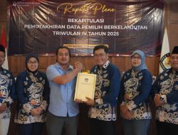 PDPB Triwulan IV Resmi Ditetapkan, Jumlah Pemilih Bertambah 517 dan Didominasi Perempuan