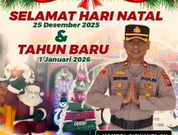 Kapolsek Pesantren Ucapkan Selamat Nataru, Ajak Warga Jaga Kondusivitas Wilayah