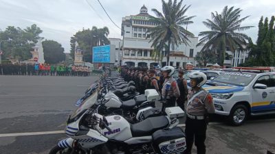 Polres Ponorogo Kerahkan Ratusan Personel dalam Operasi Lilin Semeru 2025