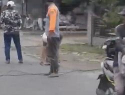Terlilit Kabel Internet Putus di Jalan, Warga Jombang Jadi Korban Alami Luka-luka
